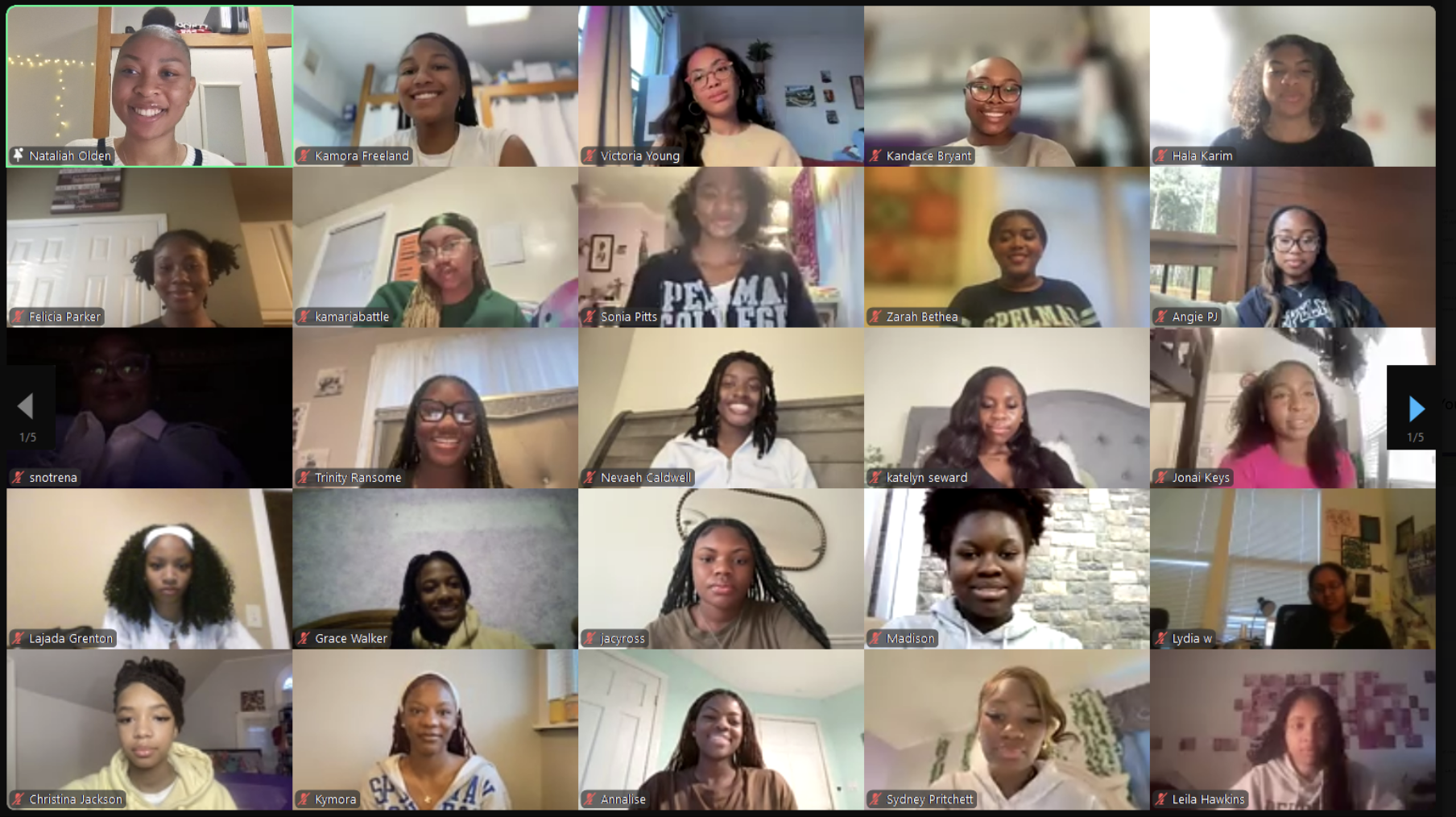 Questions from the incoming class